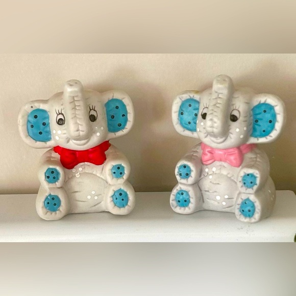 🐘 Elephant Salt & Pepper Set 🧂 - Picture 1 of 6